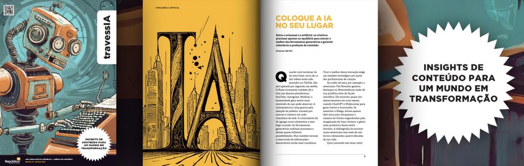 Revista travessIA, da República: insights de conteúdo para um mundo em transformação